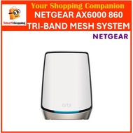Netgear Orbi 860 Series Tri-Band WiFi 6 Mesh Add-on Satellite AX6000 (RBS860) White Edition - RBS860
