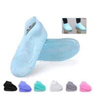 Silicone Waterproof Shoe Cover Silicone Material Anti-skid Thick Unisex Shoes Protectors Rain Boots For Indoor Outdoor Rainy Day