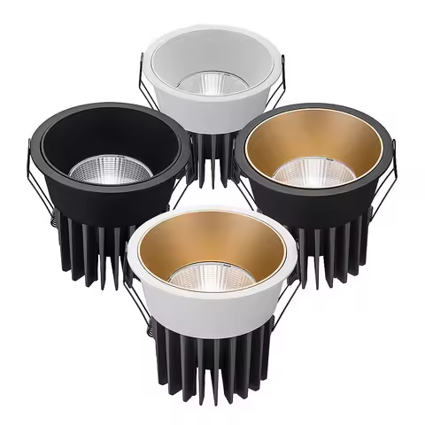 Aluminum LED Spot Light 5W 7W 9W 12W LED Spotlight Bulb 110V 220V Recessed Downlight Ceiling Lamp Sh