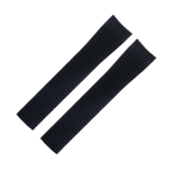 ใช้ได้กับสายนาฬิกา Patek Philippe Fluororubber สีเกรน Aquanaut 5164 5167 คลิปผีเสื้อพับได้ PP ชาย