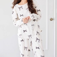 Japan gelato pique Super Soft Bow Pajamas Set Homewear