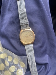 LONGINES 浪琴 金色 石英錶 帶日期