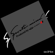 แต่งรถสติกเกอร์ตกแต่งคิ้วไฟหน้าโคมไฟรูปลอกตกแต่งคิ้วสำหรับ Chery Tiggo 5X8 7 Pro 4 Omoda 5 E5 TJ-1ใบ