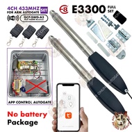 E8 E3300 ( 4CH 433MHZ A3 )  (FULL SET) SWING ARM AUTOGATE