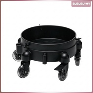 [BububuMY] Pail Dolly with Wheels Swivel Casters Pail Dolly Stable Black Wheel Base