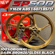 RACING BOY SP500 YAMAHA Y16ZR ABS 1.6.0/1.85/17 SP500 Y16ZR ABS 100%ORIGINAL GLOSS BLACK DARK BRONZE