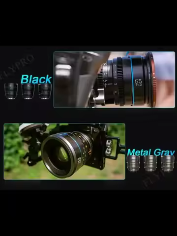 SIRUI NightWalker 24mm 35mm 55mm 16mm T1.2 S35 Night Walker Cine Lens For Sony E for Canon RF Red ko