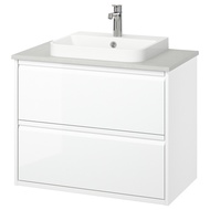 ÄNGSJÖN / BACKSJÖN Wash-stnd w drawers/wash-basin/tap 82x49x71 cm