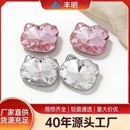 Accessories KT Cat Head Bow Multi-Faceted Pointed Bottom Acrylic Diamond Crystal diy Hand Phone Case