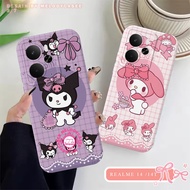 Character Casing Realme 14 14t 5g 2025 C75 C75x Note 60 60x Silicone Case Sanrio Motif Soft Softcase