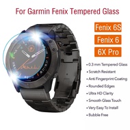 2PCS For Garmin Fenix 6 6s 6x Solar Pro Tempered Glass Screen Protector Film Guard