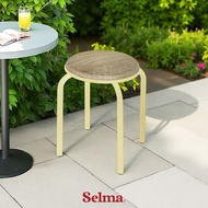 Selma Vito Metal Bench - Yellow Dining Bench Dining Chair Dining Room Seating Cafe Restaurant Chair