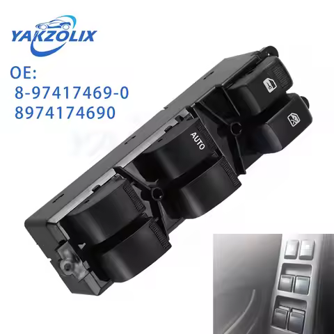 Car Accessories for Isuzu D-Max Dmax Pickup 2012-2019 Front Left Driver Side Window Control Switch 8