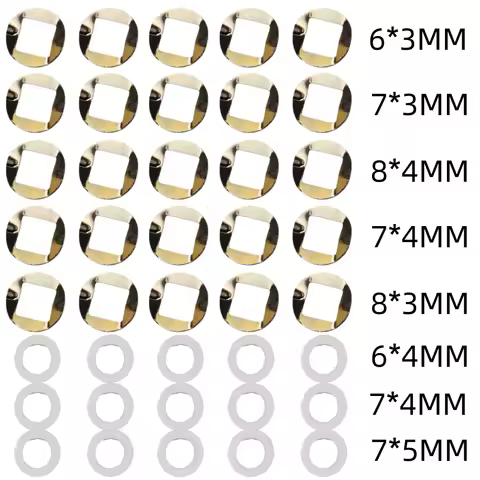 80/800pcs/Lot in Box Scissor Repair Kit Hairdressing Scissor Accessory Plastic 7*5/7*4/6*4mm Washers