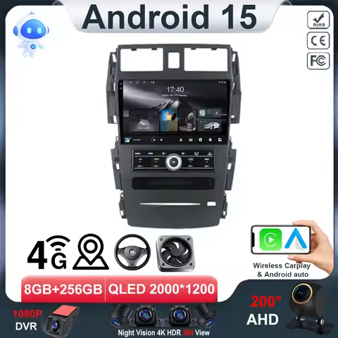 For Nissan Teana J31 230JK SM5 2003-2008 Android Auto Car Radio Player Autoradio Stereo Navigazione 