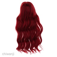 [CHIWANJI] BJD Doll Full Wig 9-10" 22-24cm for 1/3 SD DZ DOD Wavy Curly Hair Bang