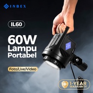 INBEX IL60 Lighting Studio 60W Content Creator Lamp Portable Studio Mini Lighting Photo