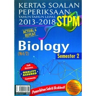 Kertas Soalan Peperiksaan 2013-2018 STPM Biology Semester 2