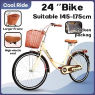 AENXRD Basikal 24 inch bike Basikal komuter Basikal lelaki/wanita Basikal dewasa Basikal murah bicyc