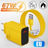 67W 5V 2A EU Standard Phone Fast Charger Head Portable USB-Type-C Interface Charging Data Cable for 