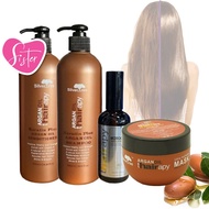 SilverTree Argan Oil Shampoo 500ml / Agran Oil Conditioner 500ml / Argan Oil 100ml / Therapy Hair Ma