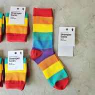 Flying Tiger Staffle Sock Pride color Cute