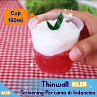 Thinwall KLIR Cup 150ml / Cup Puding 150ml Isi 25pcs