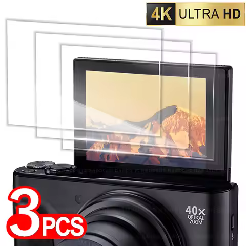 For CANON SX740 SX730 Tempered Glass Screen Protector Video Camera Clear 9H Anti-Scratch Protective 