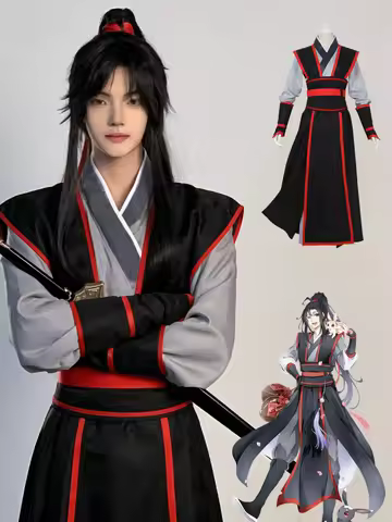 Anime Grandmaster of Demonic Cultivation Cosplay Wei Wuxian Lan Wangji Jiang Cheng Jiang Yanli Costu