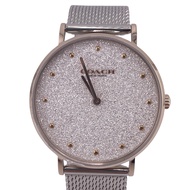 COACH PERRY 鑲鑽手錶，14503629，銀色。