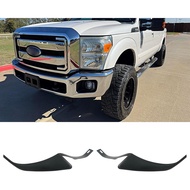 2PCS Front Bumper Step Pad Outer Molding Trim Set Compatible with Ford Super Duty F250 F350 F450 201
