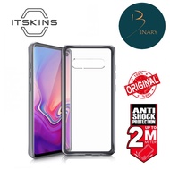 ITSkins Hybrid MKll Case for Samsung S10 - Black/Clear