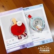 Cute Table Tennis Rackets Acrylic Phone Case Stands Funny Badminton Rackets Acrylic Phone Case Brack