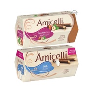 AMICELLI Chocolate Wafer Rolls with Cocoa Filling & Milk Creme (150g) [SG]