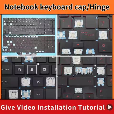 Replacement Keycap Key cap Hinge for HP OMEN 15-DH 15-DC TPN-Q211 C143 15-DC0024 15 DC1058WM DC1018c