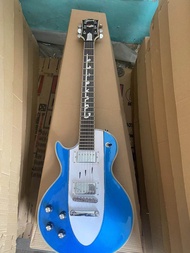 Custom Left handed Gibson Les Paul Metallic Blue Professional Guitar