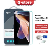 Tempered Xiaomi Redmi Note 11 5G, Note 12, Redmi Note 11 Pro Qstore, Transparent, Borderless Gor Red