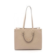 [二手] 路易威登LOUIS VUITTON手提包 OnTheGo MM Monogram Empreinte Tourterelle 2WAY M45607 Tourterelle 皮革 OnThe
