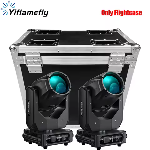 Yiflamefly Airline Case With Wheels Heavy-duty Gator Case EVA Foam Dividers Flightcase For 2Pcs 280W
