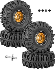 1.9 Beadlock rc Tires Wheels for 1/10 TRX4 TRX6 SCX10 90046 AX103007 Gen8 Gen7 D90 VS4-10 MST CFX RC