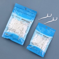50/100 Pack Floss Floss Picks Toothpicks Tooth Picks Tooth Cleaning Interdental Brushes Floss Picks 