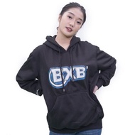 hoodie bxb betrand hoodie pria jumper sablon bxb big size/jumbo - hitam 5xl