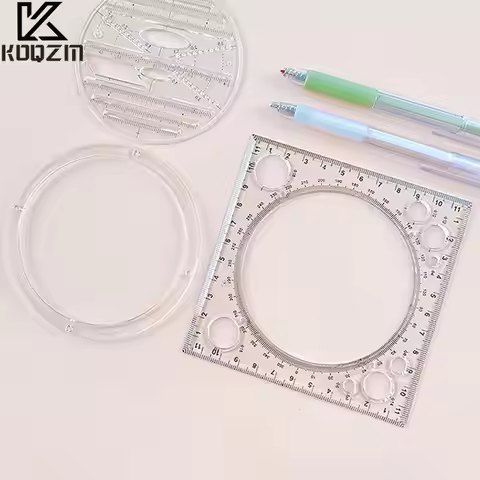 Ellipse Springhall Angle Geometric Drawing Template Circle Maker Drawing Ruler Multifunctional Drawi