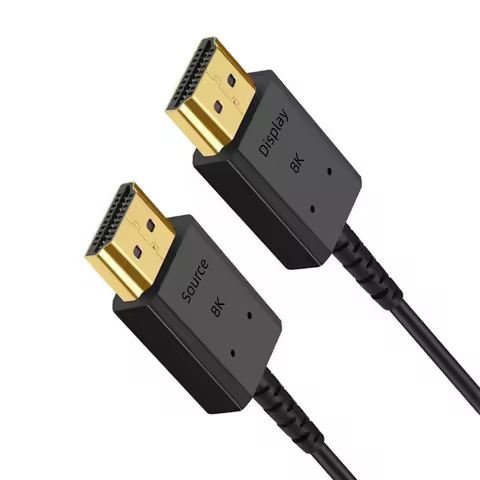 New HDMI 8K 2.1 Fiber Optic Cable 8K@60Hz 4K@120Hz 144Hz, HDMI Cable 8K 48Gbps High Speed HDCP for R