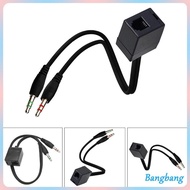 Bang Computer Headphone Converter Female RJ9 to Male 3 5mm Plug Headset Adapter