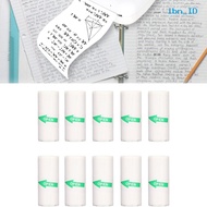 IBN 10 Rolls 57x25mm Self-adhesive Thermal Paper Multipurpose Compact Ink-free Portable Thermal Prin