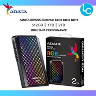 Adata SE900G External Solid State Drive Portable SSD Type-C USB 3.2 Gen2 x2 RGB lighting (512GB / 1TB)