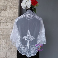 Mantilla Louisa | Catholic Church Mass Prayer Veil Spanish Style Veil - Pigeon Cross