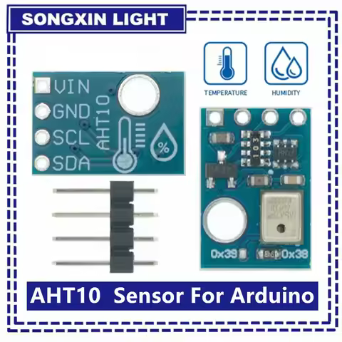 SM AHT10 High Precision Digital Temperature and Humidity Sensor Measurement Module I2C Communication