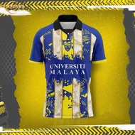 UNIVERSITI MALAYA Soccer Jersey Custom Name and Number Football Jersey Murah Away Kit Unisex Cause S